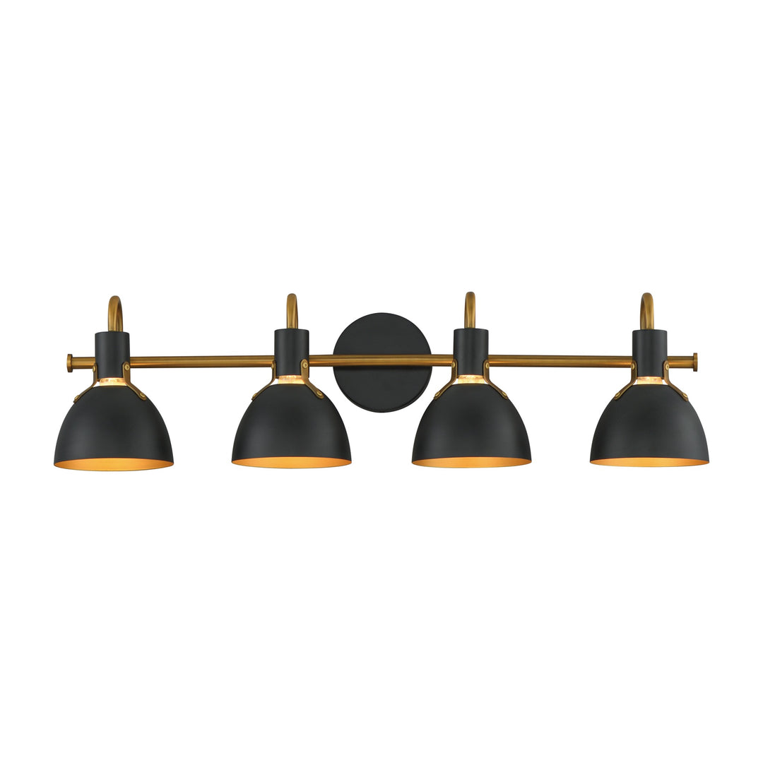 Dusk Wall Sconce by Studio M Lighting in Black / Antique Brass
