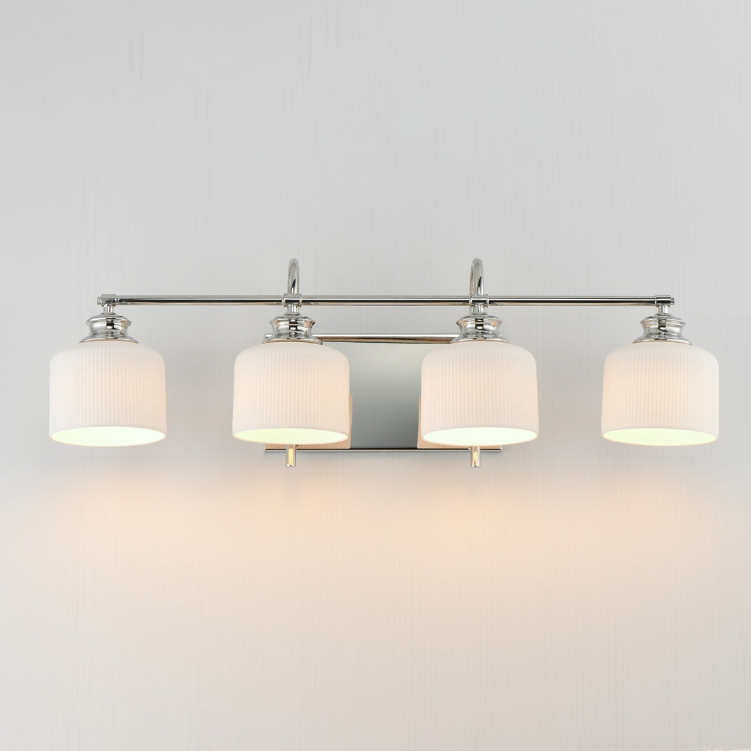 Bisque 4-Light Bath Vanity by Studio M Lighting – lifestyle