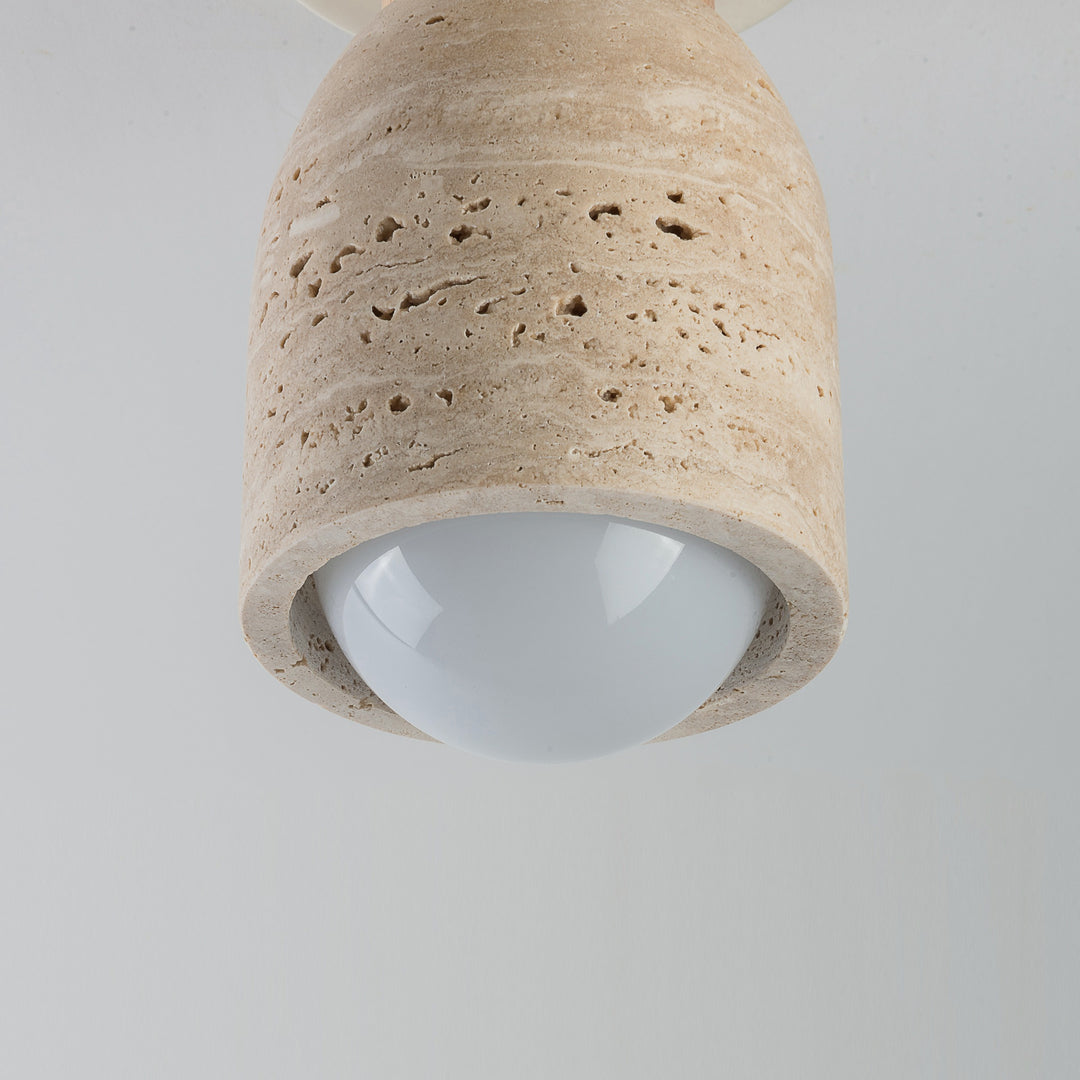 Pompeii 1-Light Flush Mount by Studio M Lighting – lifestyle