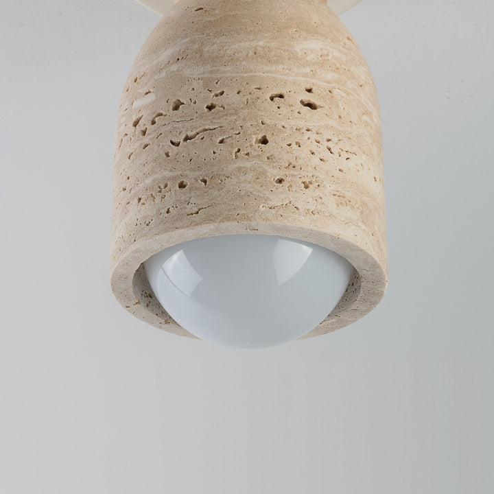 Pompeii 1-Light Flush Mount by Studio M Lighting – lifestyle