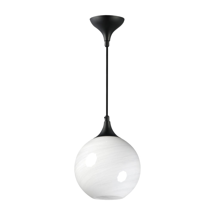 Neve Single Pendant by Studio M Lighting in Black