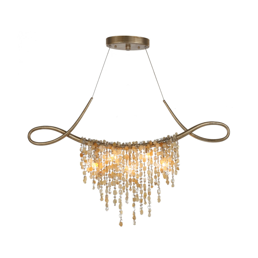 Cradle 5-Light Linear Chandelier by Studio M Lighting