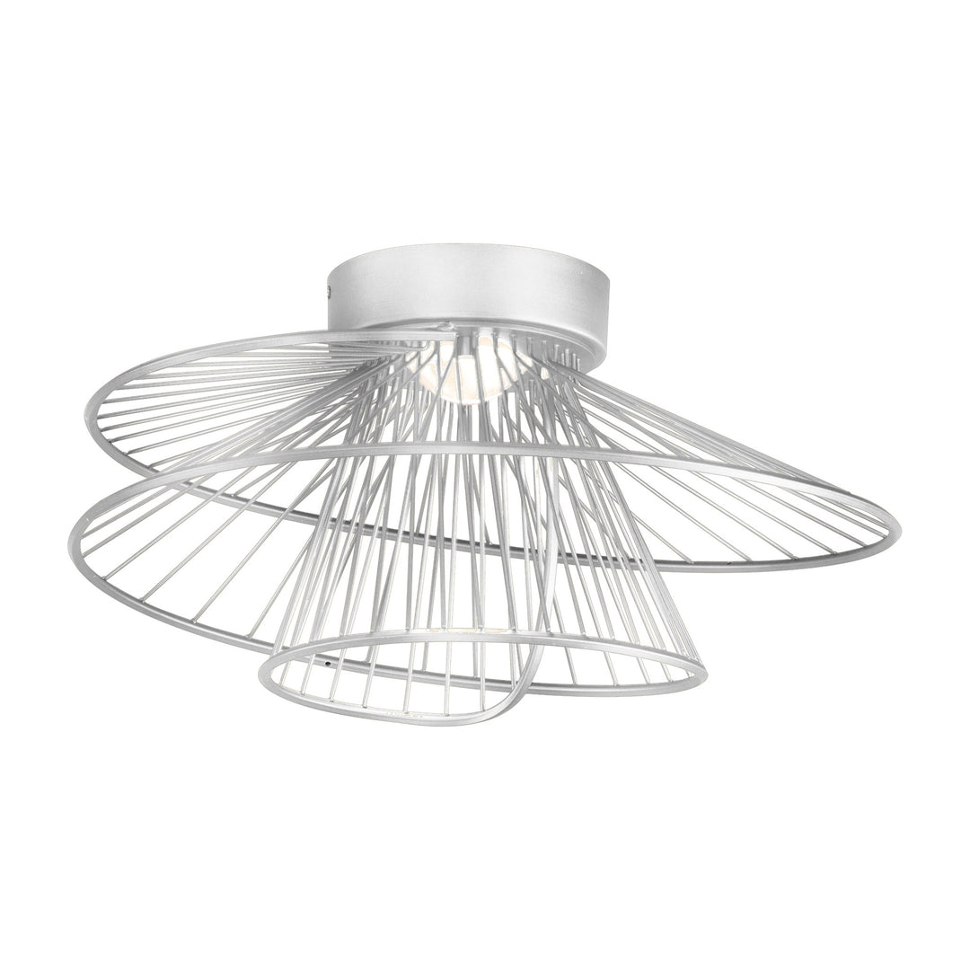 Zeta LED Flush Mount by Studio M Lighting in Matte White