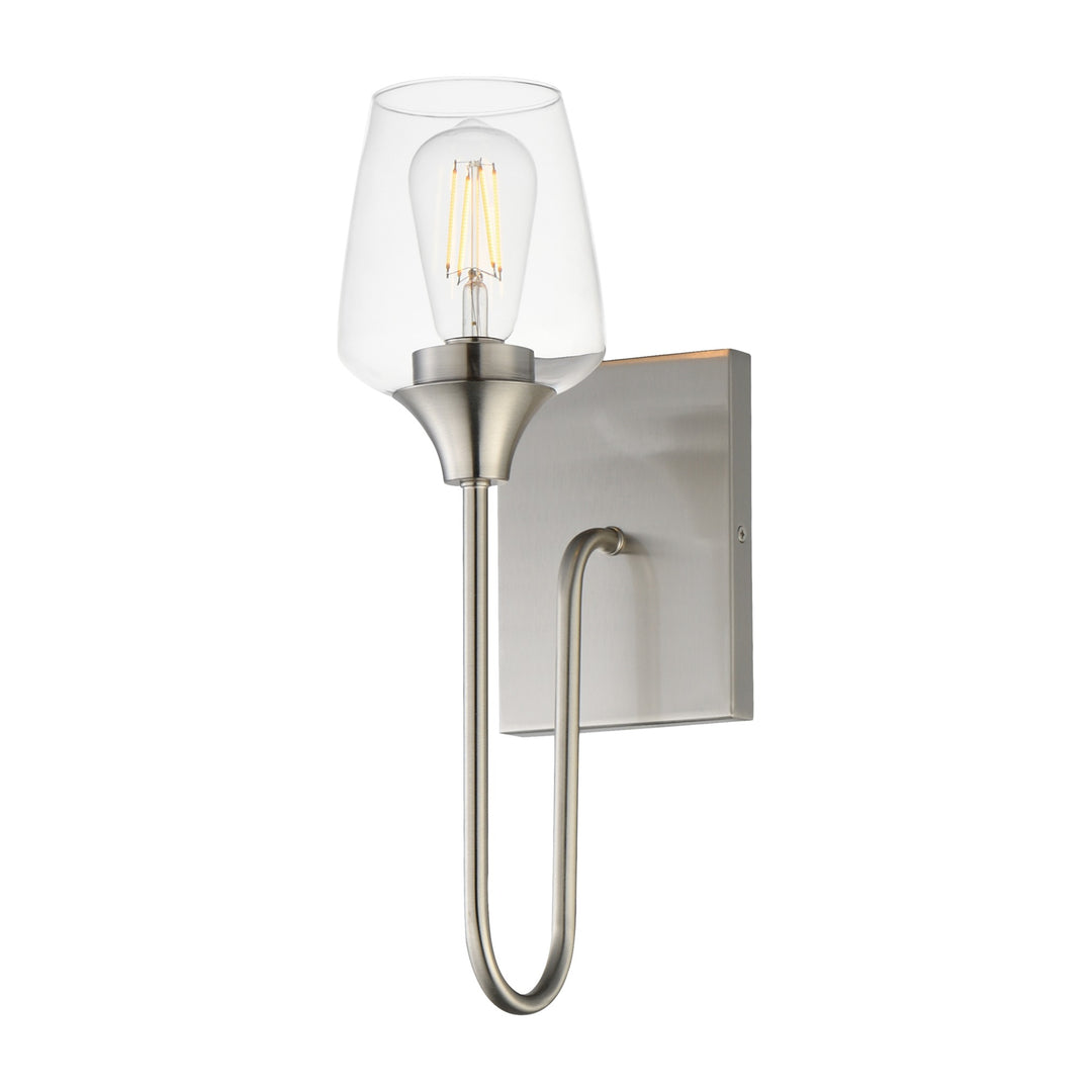 Goblet 1-Light Wall Sconce by Studio M Lighting in Satin Nickel
