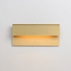 Natural Aged Brass Folded Sconce by Studio M Lighting – lifestyle
