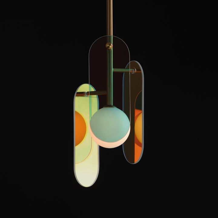 Megalith - Glass Megalith Cord Hung Pendant by Studio M Lighting – lifestyle
