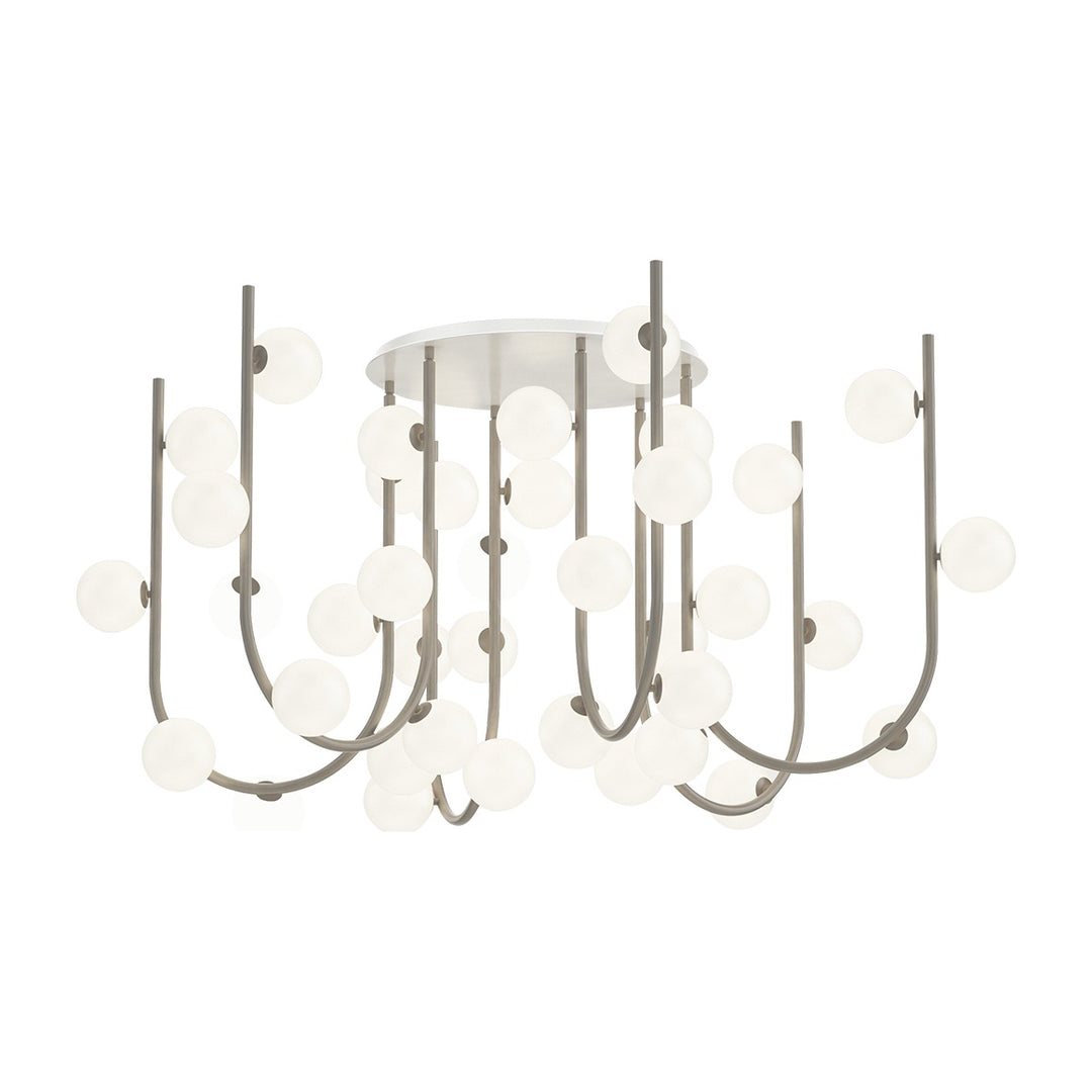 Contour MTO Contour 36-Light MTO Fixed Pendant by Studio M Lighting in Taupe