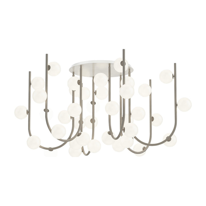 Contour MTO Contour 36-Light MTO Fixed Pendant by Studio M Lighting in Taupe