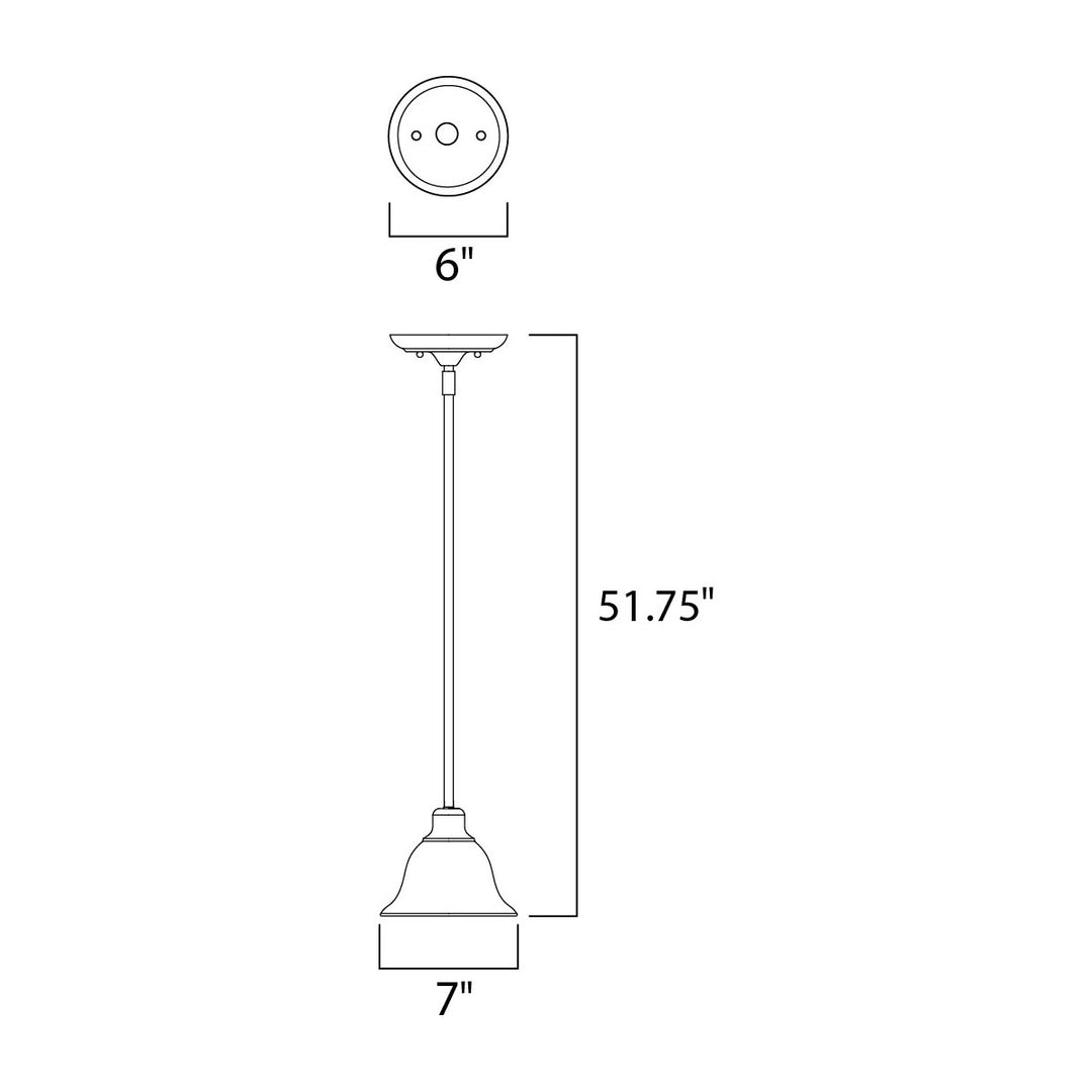 Pacific Mini Pendant by Studio M Lighting – line drawing