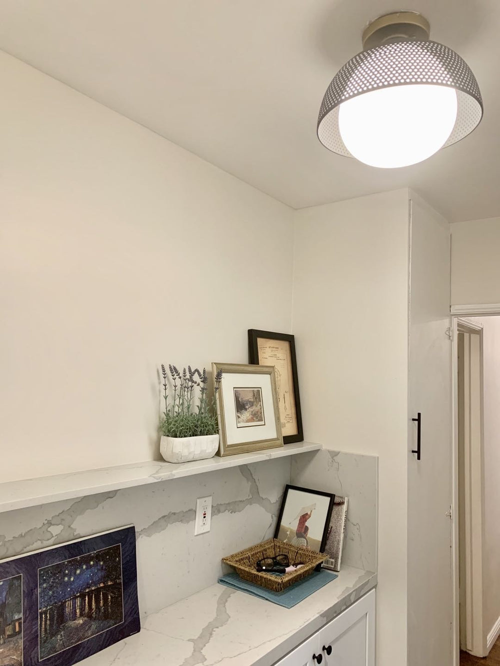 Perf Flush Mount by Studio M Lighting – lifestyle