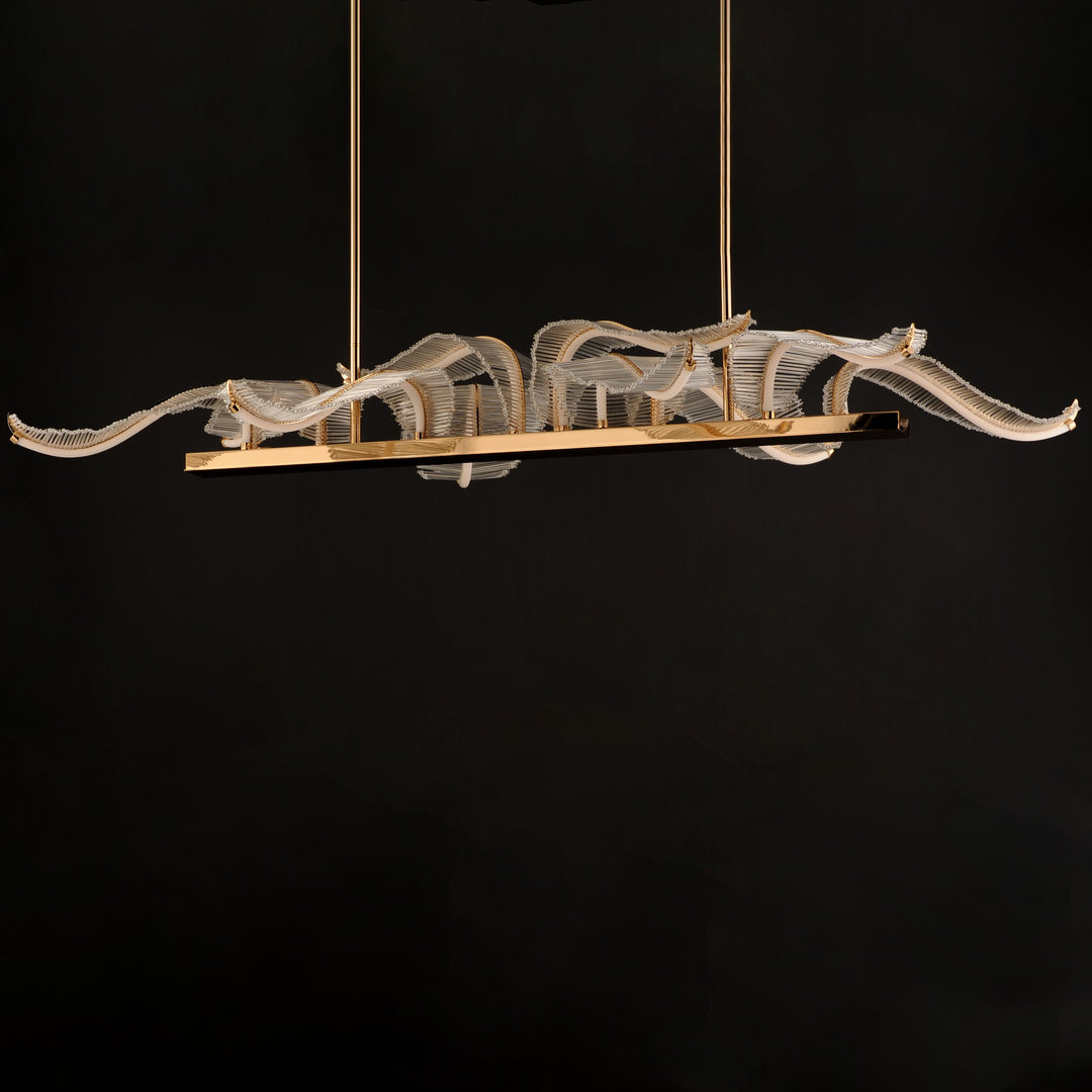 Lillet 10-Light LED Linear Pendant by Studio M Lighting – lifestyle