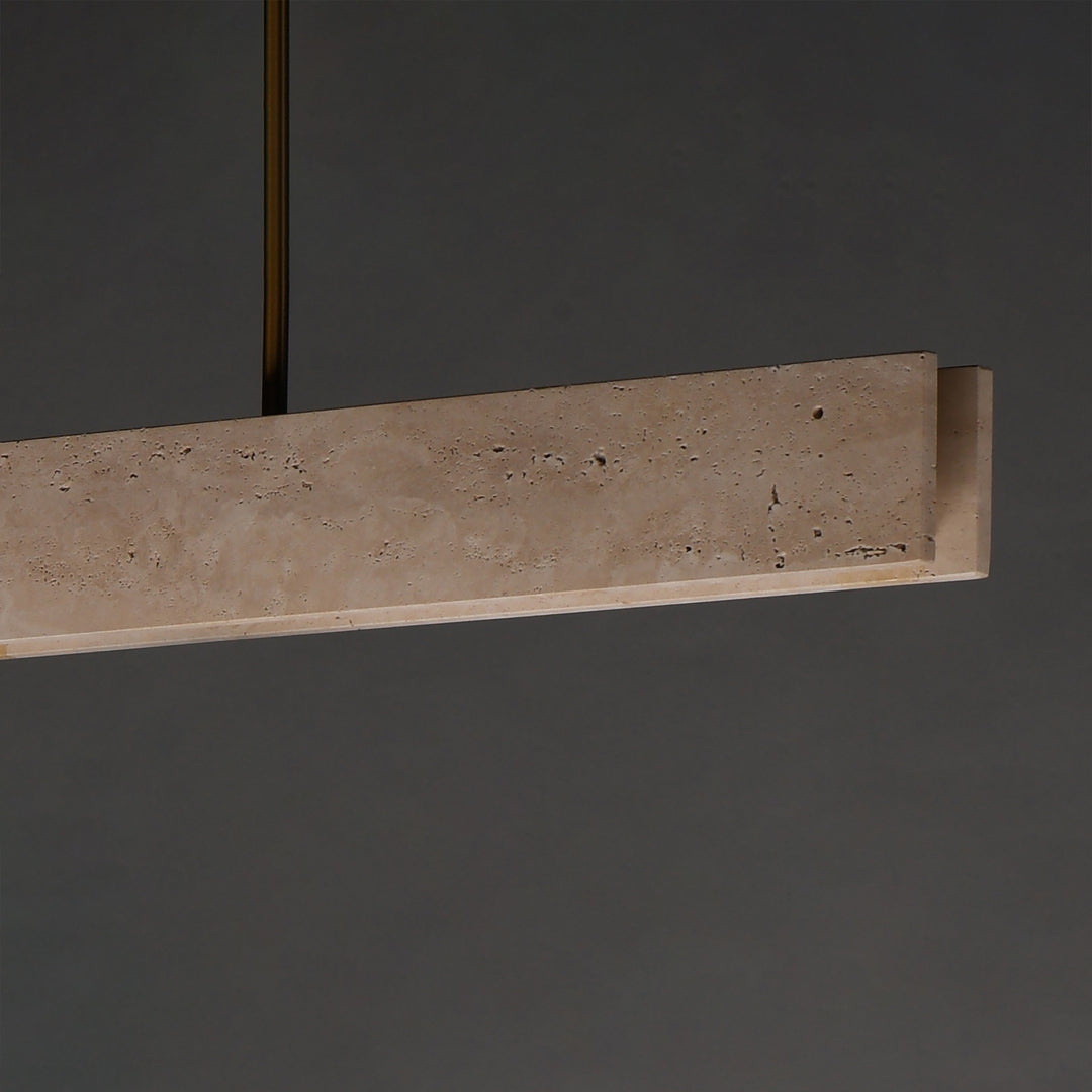 Lintel 47 LED Linear Stone Pendant by Studio M Lighting – lifestyle
