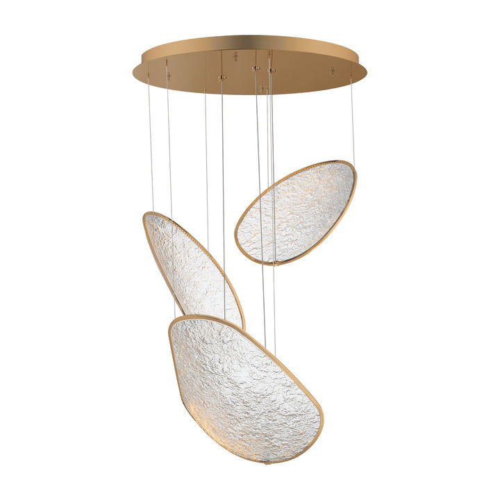 Moonscapes Multi-Light Pendant by Studio M Lighting in Brushed Champagne