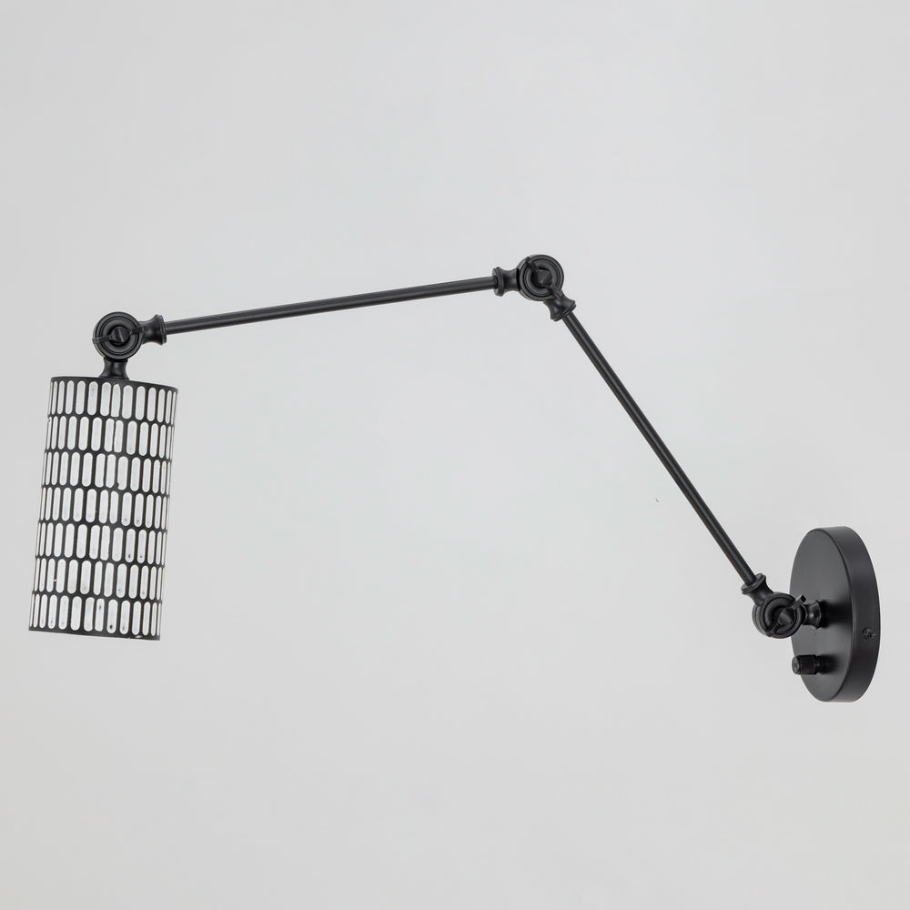 Shaka 1-Light Swing Arm Wall Sconce by Studio M Lighting – lifestyle