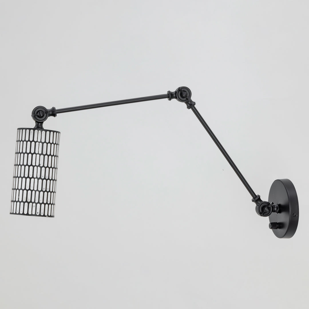 Shaka 1-Light Swing Arm Wall Sconce by Studio M Lighting – lifestyle