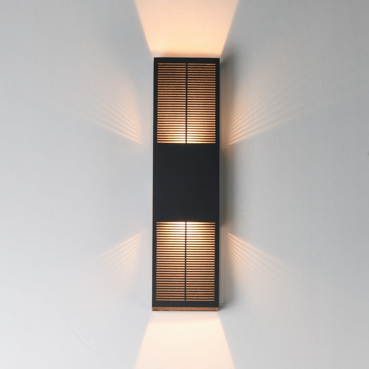 Grate 24 LED Outdoor Wall Sconce by Studio M Lighting – lifestyle