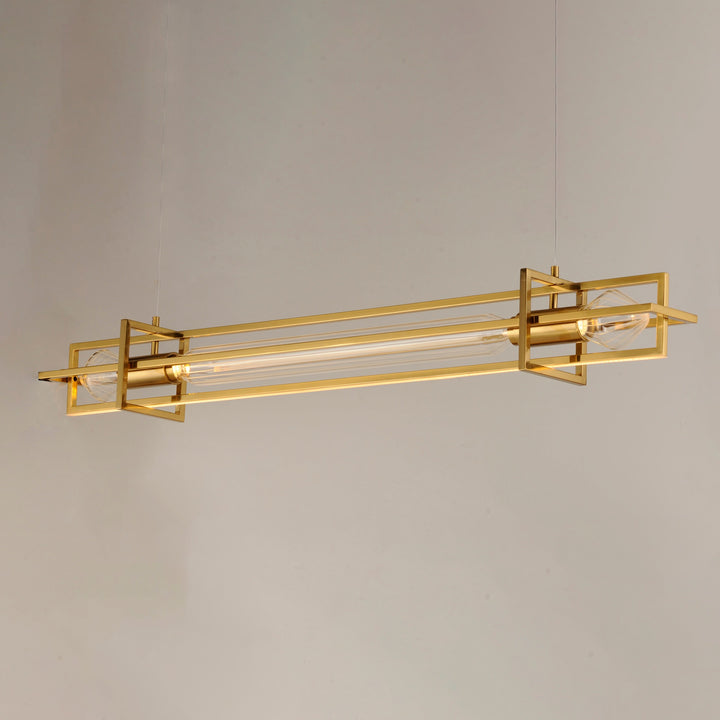 Zeppelin 50" LED Linear Pendant by Studio M Lighting – lifestyle