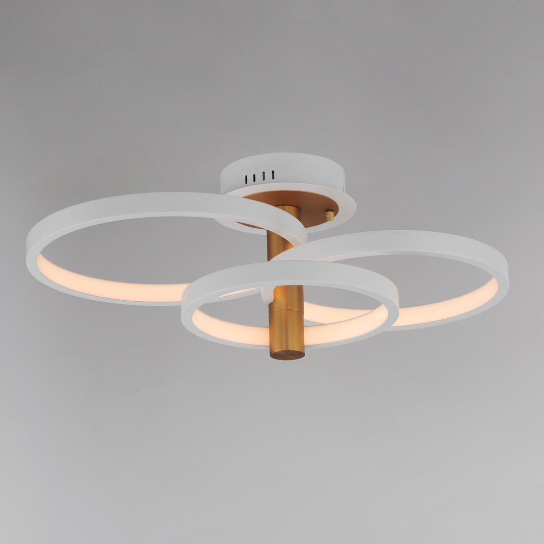 Hoopla LED Semi Flush Mount by Studio M Lighting – lifestyle