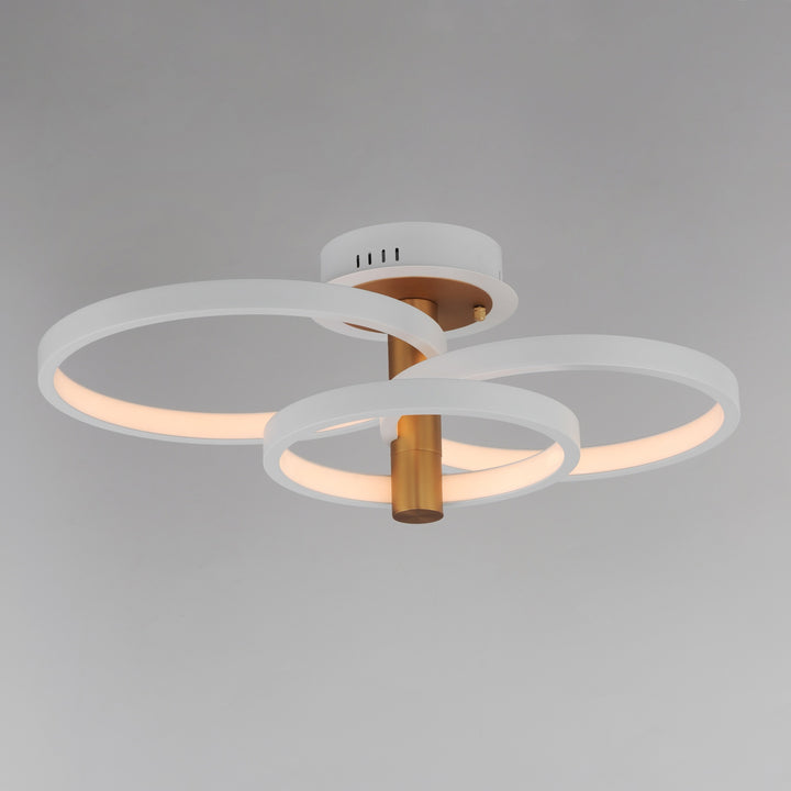 Hoopla LED Semi Flush Mount by Studio M Lighting – lifestyle