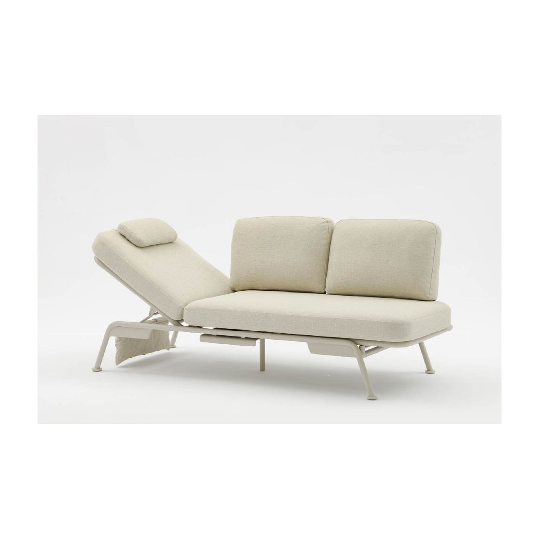 Sunset 3 Seater Sofa / Outdoor Lounge Chaise by Whiteline Modern Living