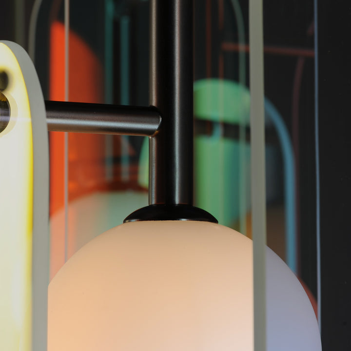 Megalith - Glass Megalith 5-Light Pendant by Studio M Lighting – lifestyle