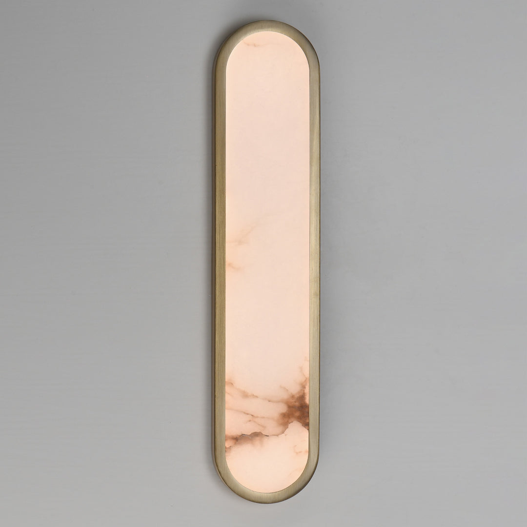 Plinth 24 LED Alabaster Wall Sconce by Studio M Lighting – lifestyle