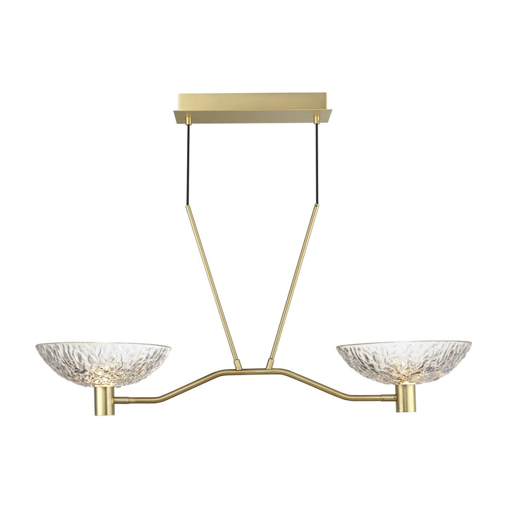 Metropolis 2-Light Linear Pendant by Studio M Lighting