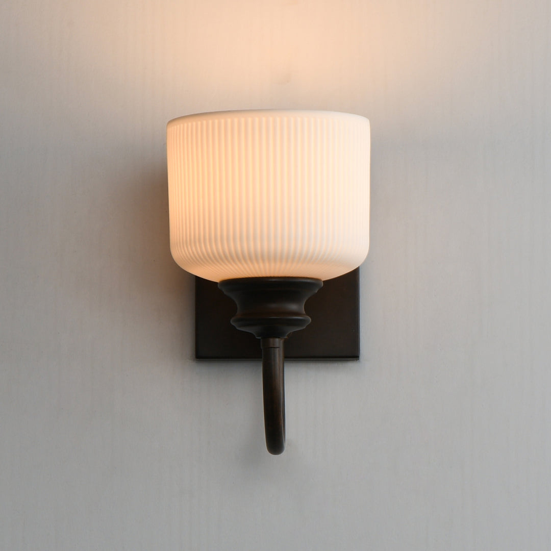Bisque 1-Light Wall Sconce by Studio M Lighting – lifestyle