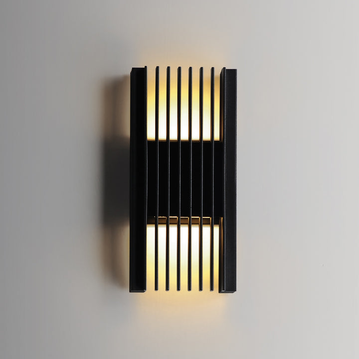 Rampart Medium LED Outdoor Wall Sconce by Studio M Lighting – lifestyle