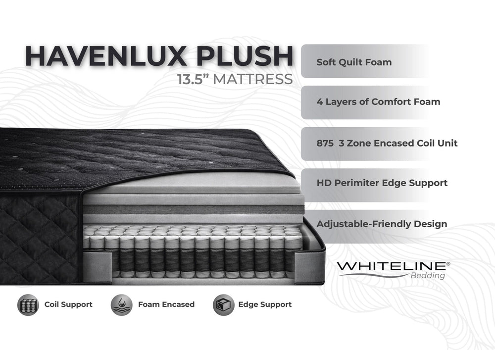 Havenlux Plush Mattress by Whiteline Modern Living – lifestyle