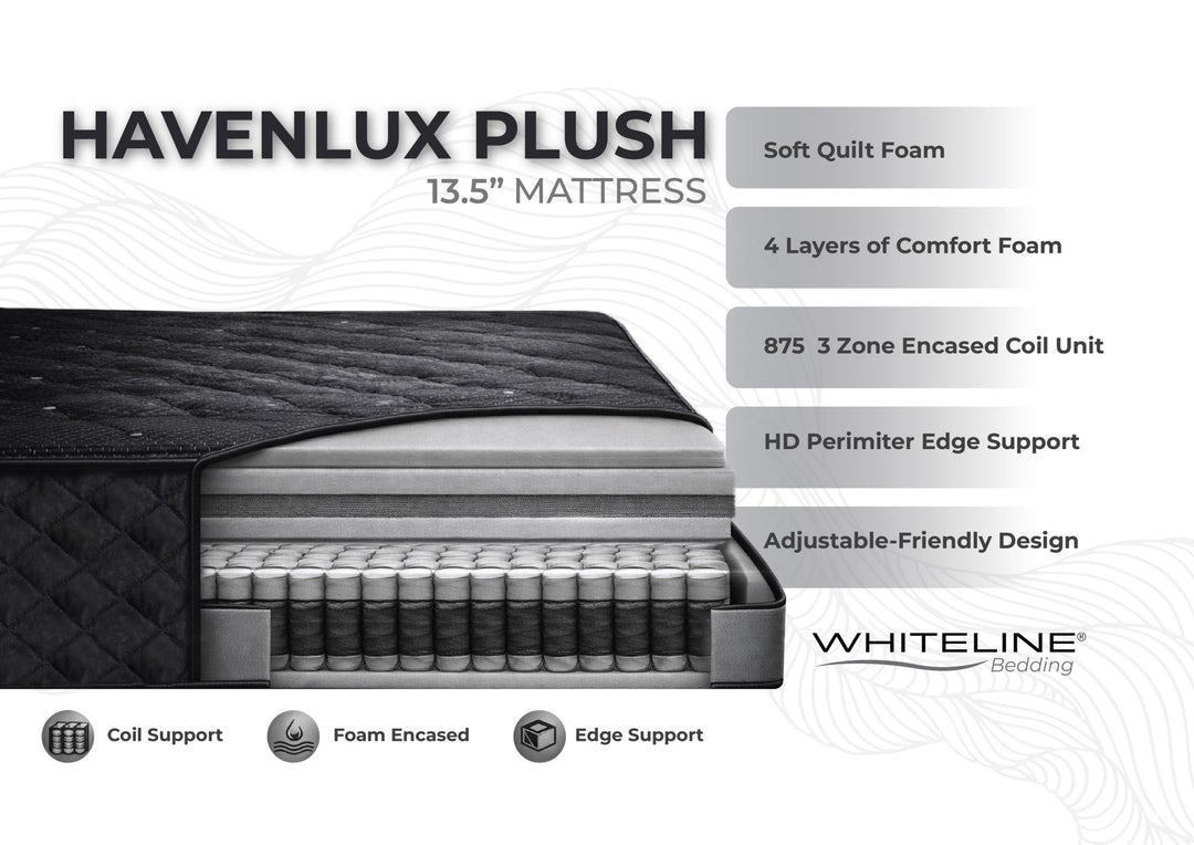 Havenlux Plush Mattress by Whiteline Modern Living – lifestyle