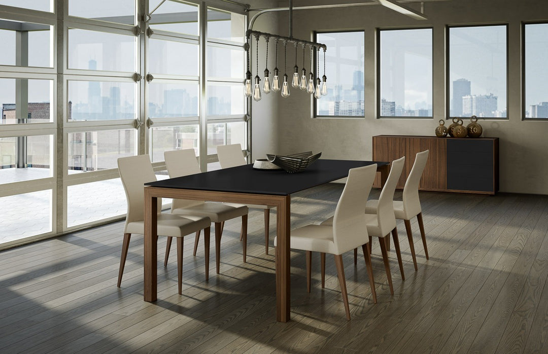 Dali Dining Chair — lifestyle with Vinci table