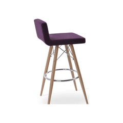 Dallas MW Stool — white product view | Soho Concept