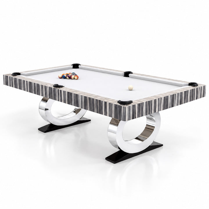 Daphne pool table - Original Wood / White 
