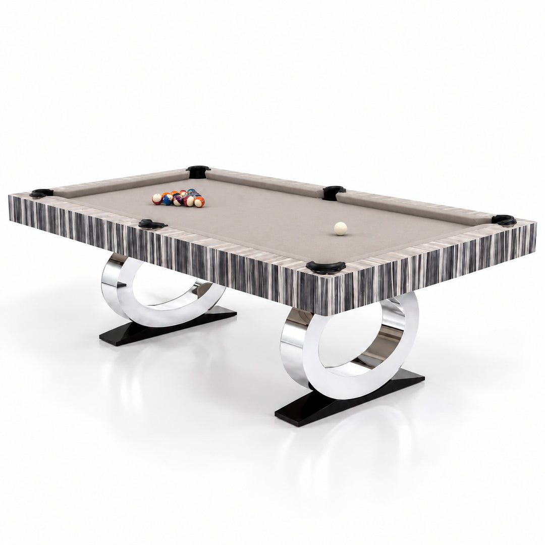 Daphne pool table - Original Wood / Light Taupe 