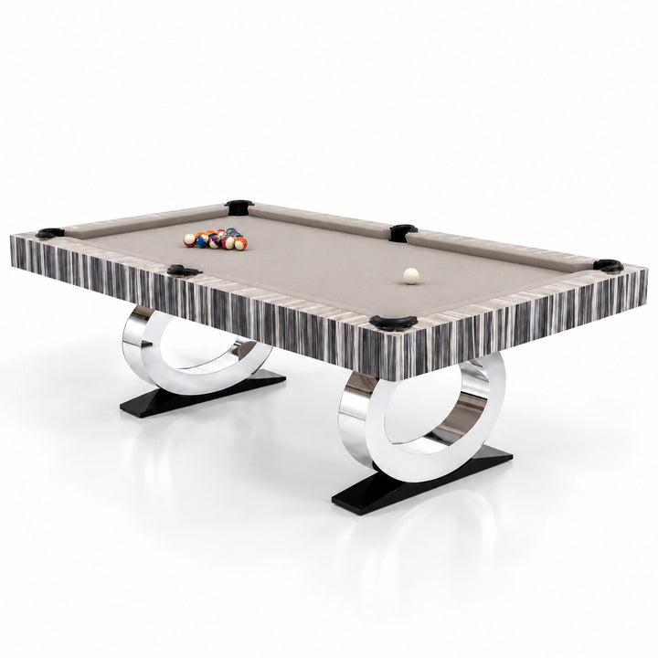 Daphne pool table - Original Wood / Light Taupe 