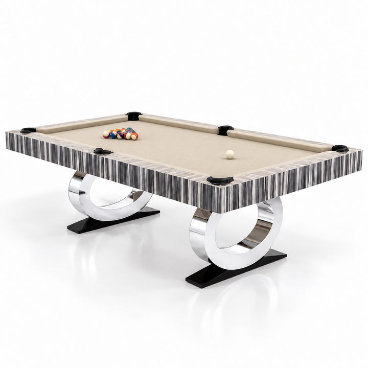 Daphne pool table - Original Wood / Oatmeal 