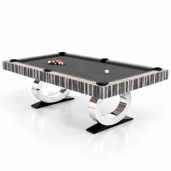 Daphne pool table - Original Wood / Charcoal 