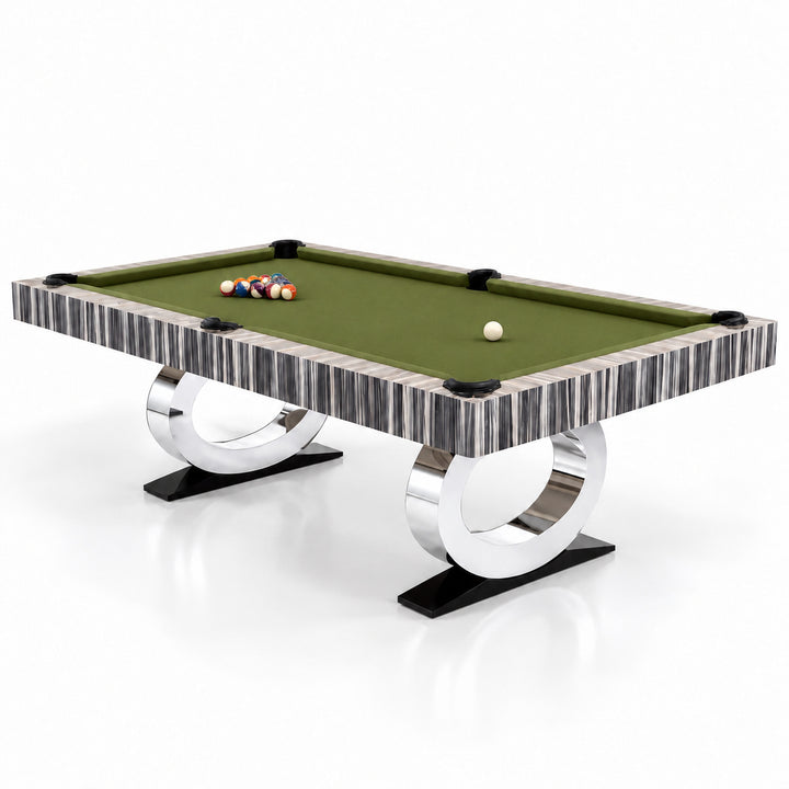 Daphne pool table - Original Wood / Olive 