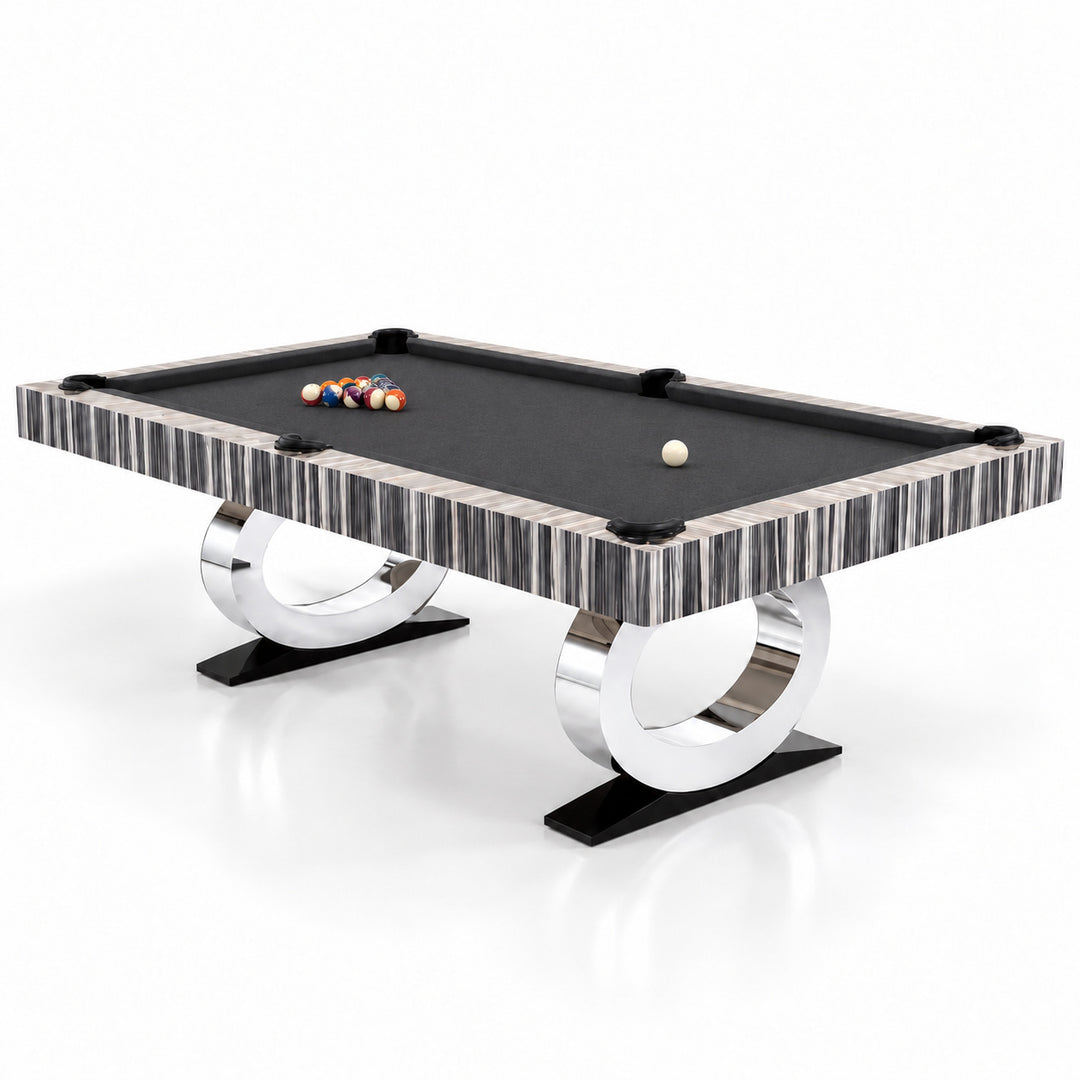 Daphne pool table - Original Wood / Deep Charcoal 