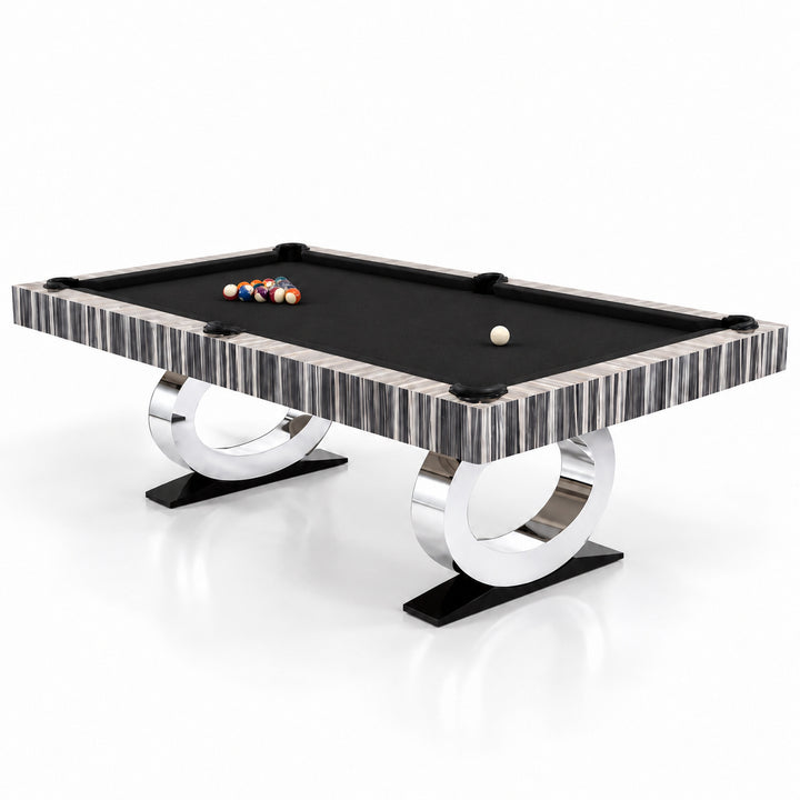 Daphne pool table - Original Wood / Black 