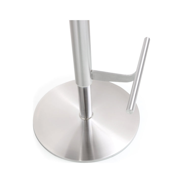 Darwin Hydraulic Bar Stool — white cutout (Taji)