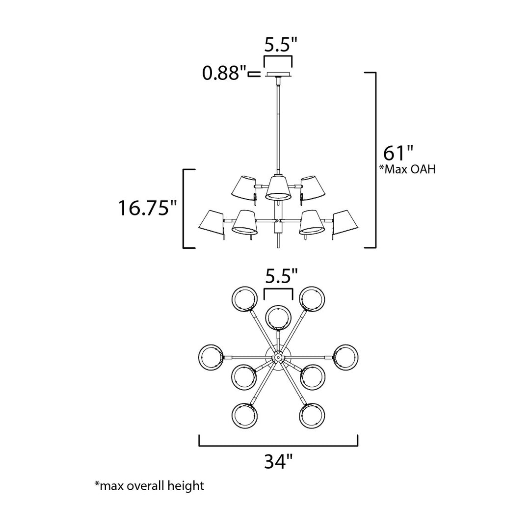 Delphi Table Lamp by Studio M Lighting – line drawing