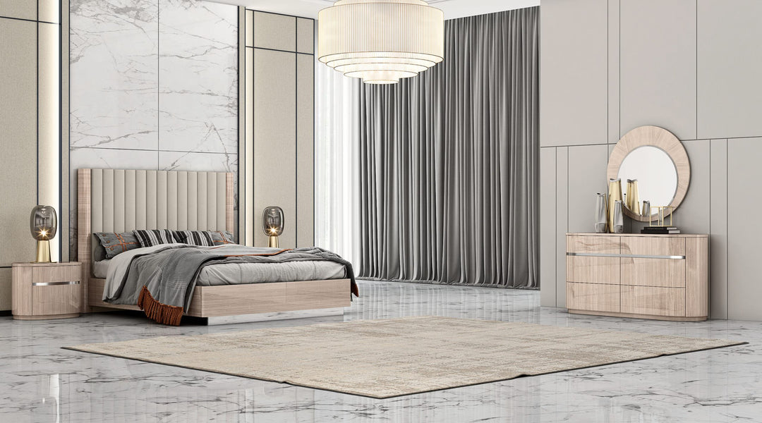 Waves Round Mirror by Whiteline Modern Living – lifestyle