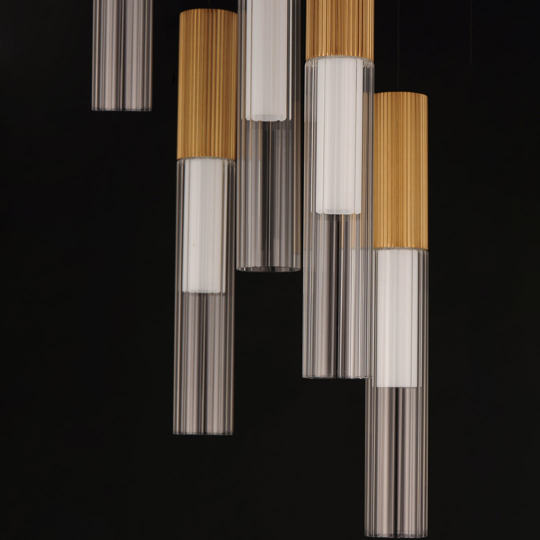 Reeds 5-Light LED Pendant by Studio M Lighting – lifestyle
