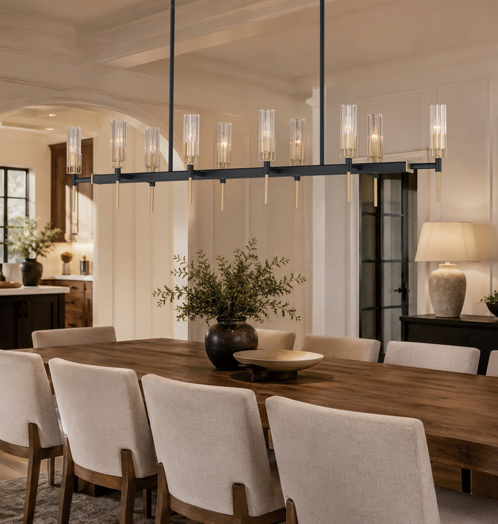 Flambeau 60 Linear Pendant by Studio M Lighting – lifestyle
