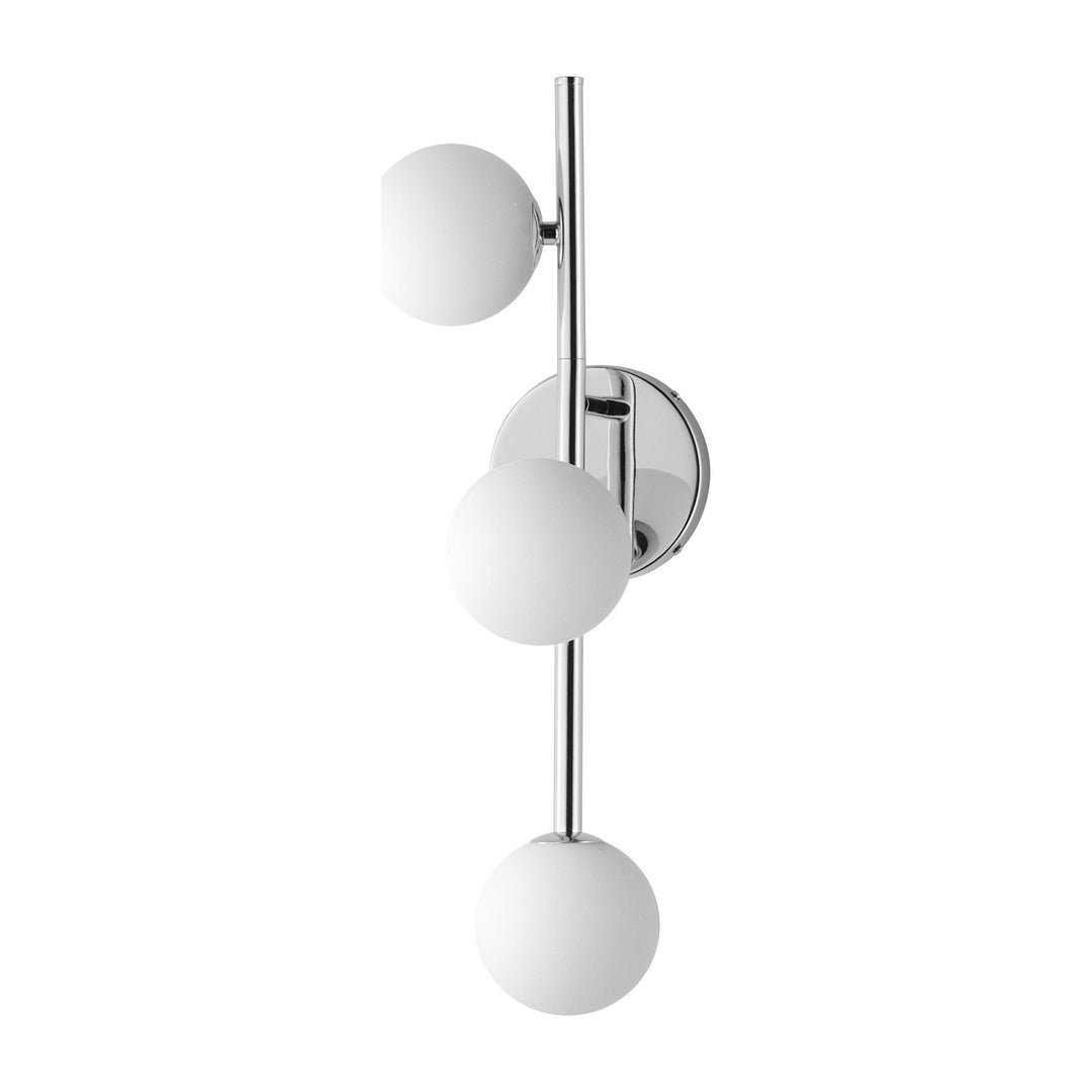 Contour 3-Light Wall Sconce by Studio M Lighting in Polished Chrome