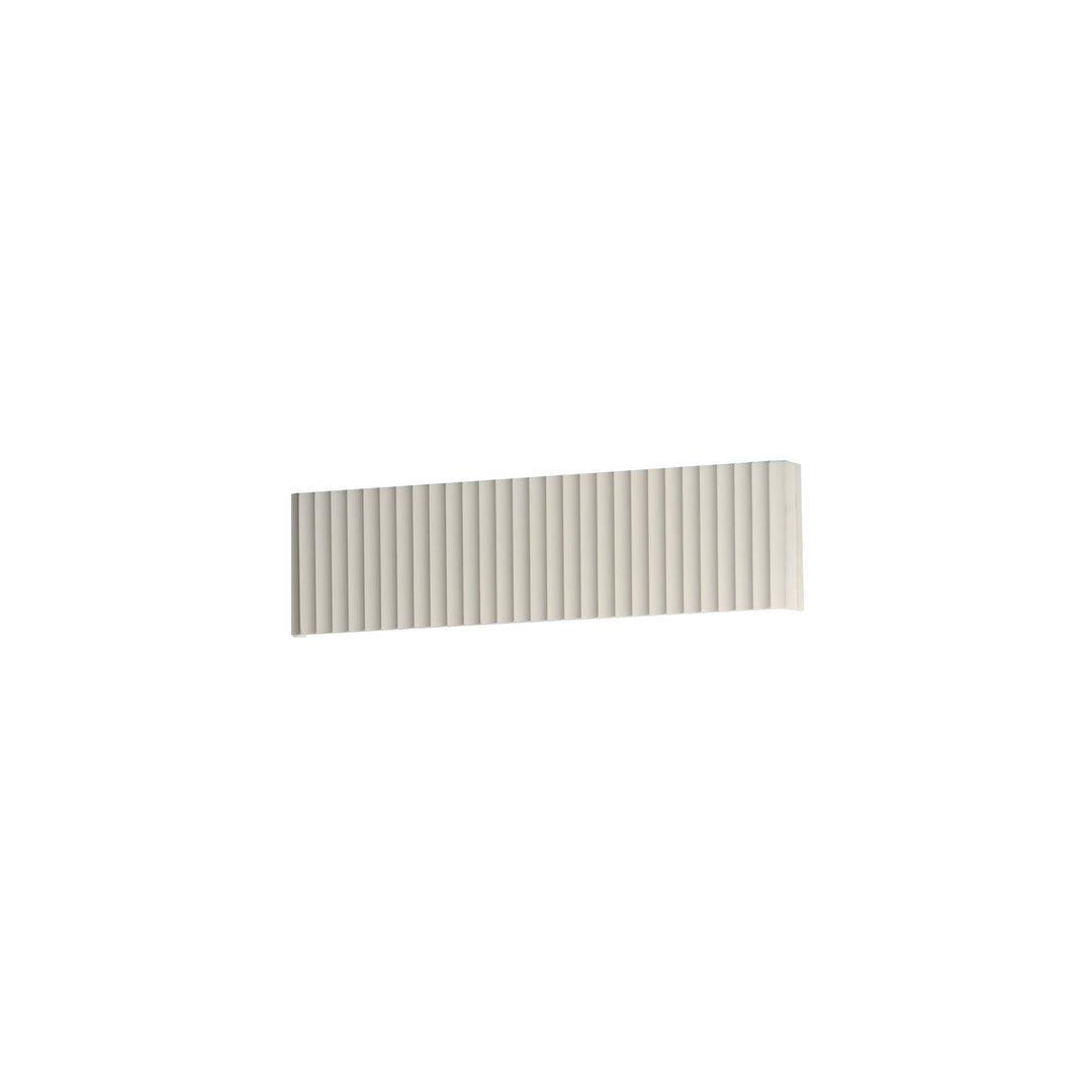 Delphi 24" LED Wall Sconce CCT Select by ET2 Lighting in Chalk White, front view