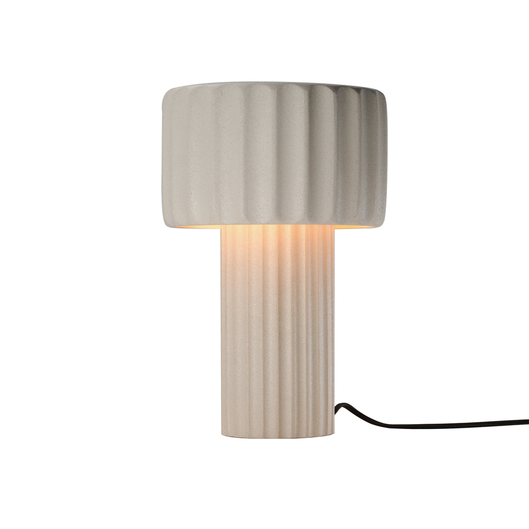 Delphi Table Lamp by ET2 Lighting in Sandstone, front view