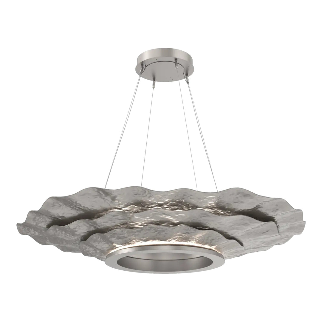 Delphine Chandelier by Hammerton Studio – Medium in Beige Silver